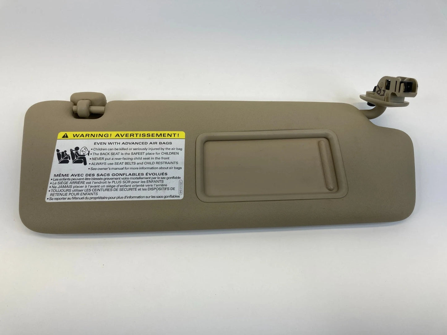 05-08 AUDI A4 QUATTRO FRONT RIGHT RH PASSENGER SIDE SUNVISOR SUN VISOR SHADE OEM