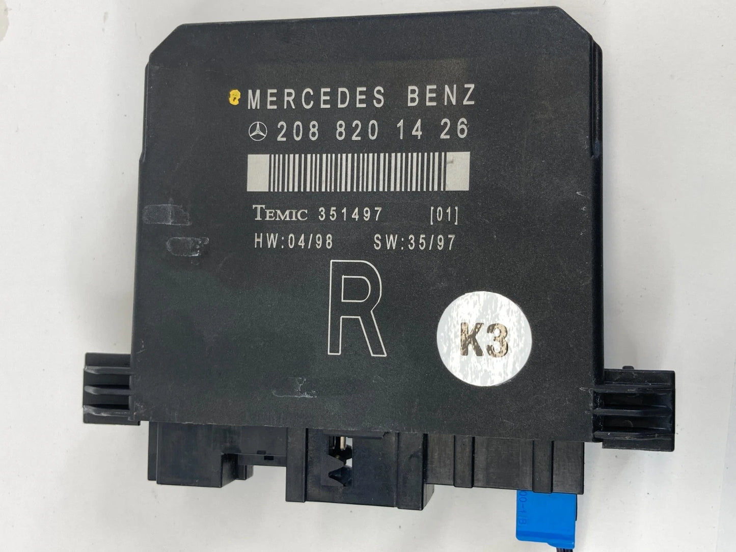 1998-2002 MERCEDES-BENZ E430 FRONT RIGHT DOOR CONTROL MODULE 208-820-14-26 OEM