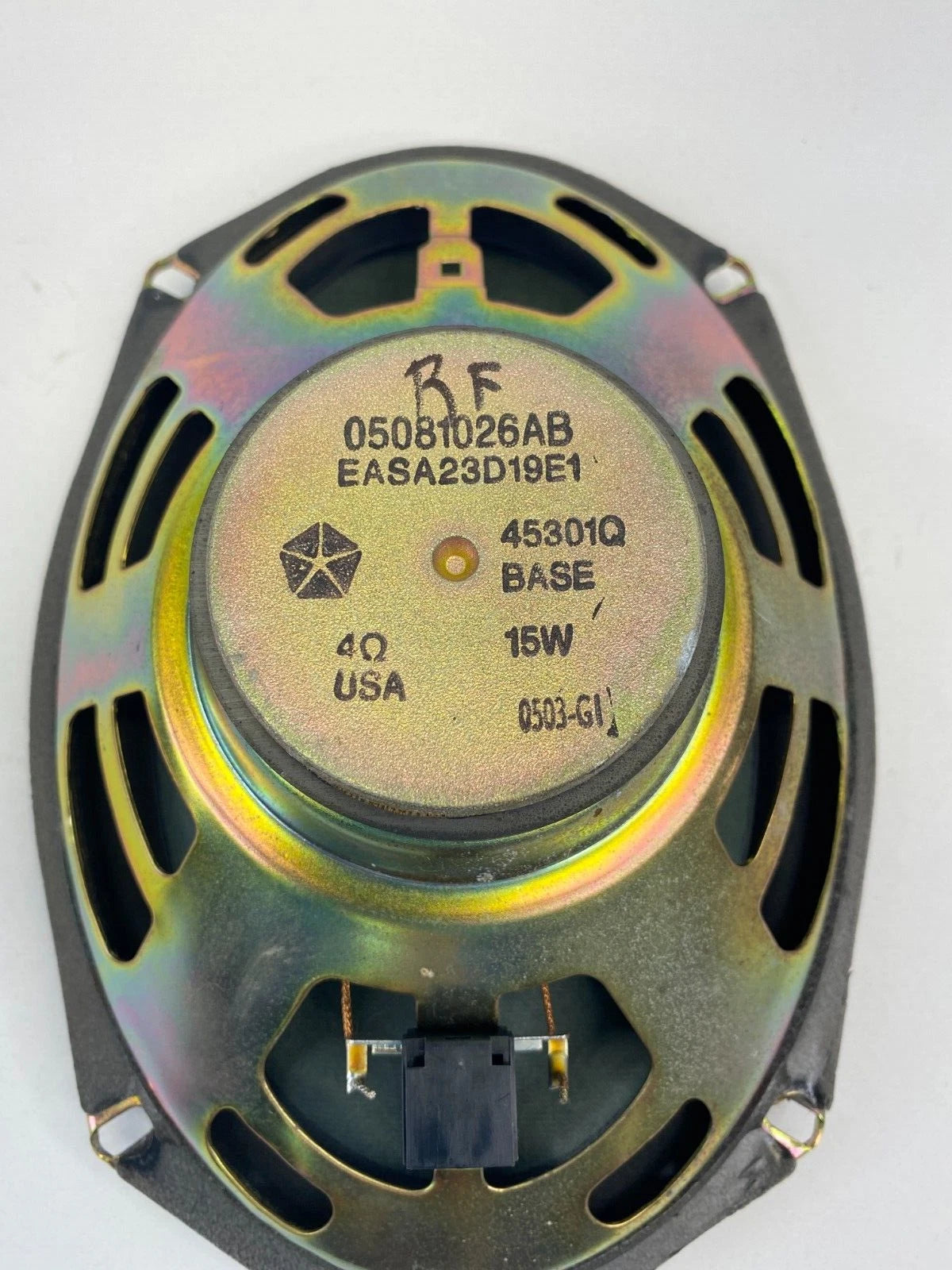 2003 04 05 2006 CHRYSLER SEBRING FRONT RIGHT DOOR AUDIO SPEAKER 5081026AB OEM