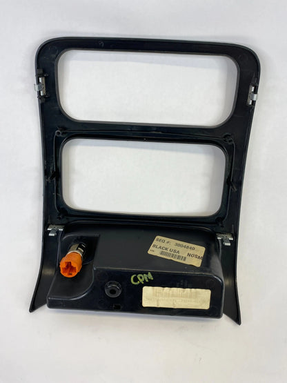 2003-2007 JEEP LIBERTY DASH PANEL RADIO CLIMATE BEZEL TRIM BLACK 5KD13DX9AC OEM