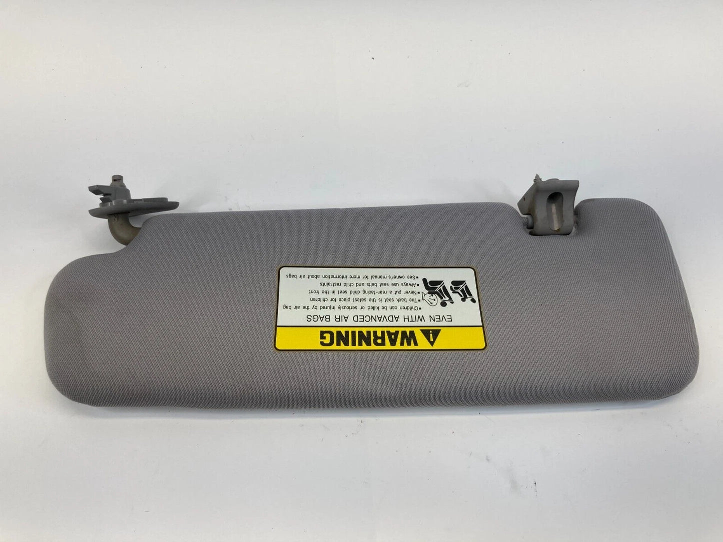 2011-2014 HYUNDAI SONATA RIGHT PASSENGER SUNVISOR SUN VISOR CLTOH GRAY OEM