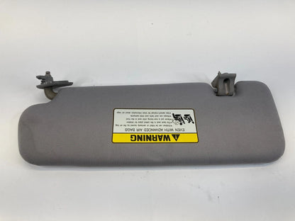 2011-2014 HYUNDAI SONATA RIGHT PASSENGER SUNVISOR SUN VISOR CLTOH GRAY OEM