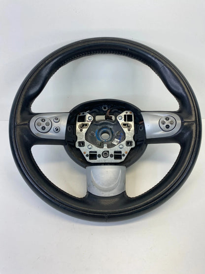 07-13 MINI COOPER STEERING WHEEL BLACK LEATHER WITH MULTIFUNCTION CONTROLS OEM