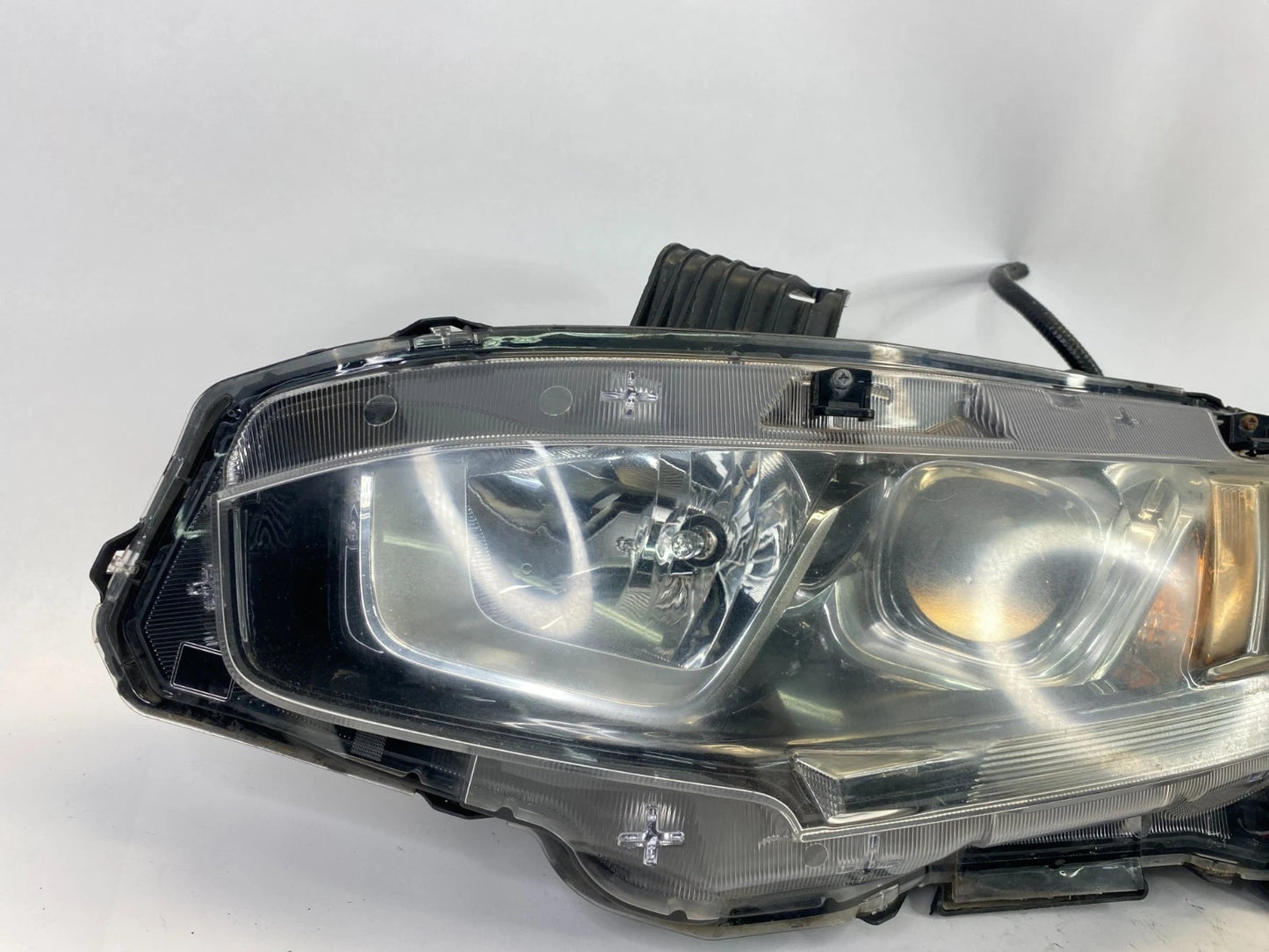 2016-2021 HONDA CIVIC LEFT DRIVER SIDE HALOGEN HEADLIGHT LAMP ASSEMBLY OEM