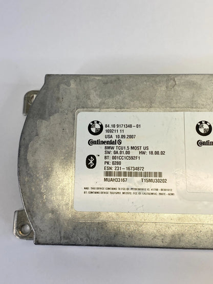 2008 BMW 535XI E60 BLUETOOTH TELEMATICS CONTROL MODULE OEM 84109171348