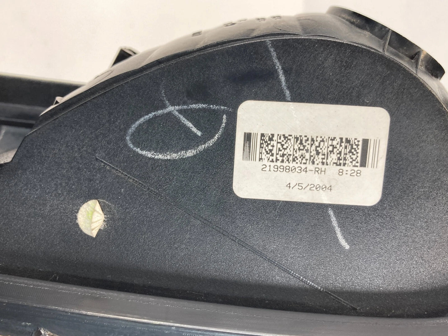 04-12 CHEVROLET COLORADO FRONT RIGHT PARK TURN SIGNAL LAMP LIGHT 21998034 OEM