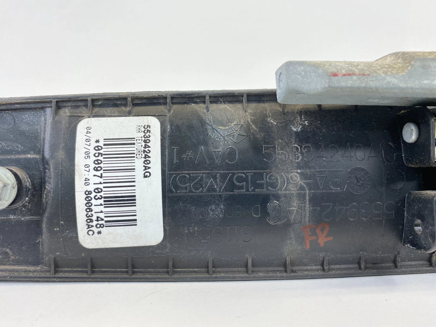 2005-2007 JEEP GRAND CHEROKEE LAREDO FRONT RIGHT EXTERIOR DOOR HANDLE 55394240AG