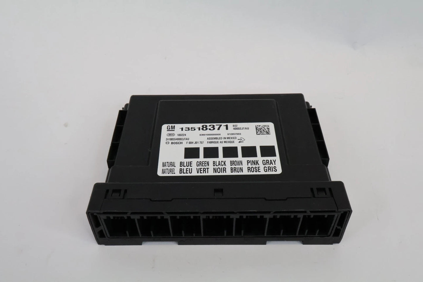 2017-2019 CHEVROLET CRUZE 1.4L BODY CONTROL MODULE COMPUTER BCM BCU 13518371