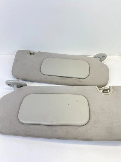 2010-2012 DODGE CALIBER SUNVISOR SET SUN VISOR PAIR LEFT RIGHT GREY OEM