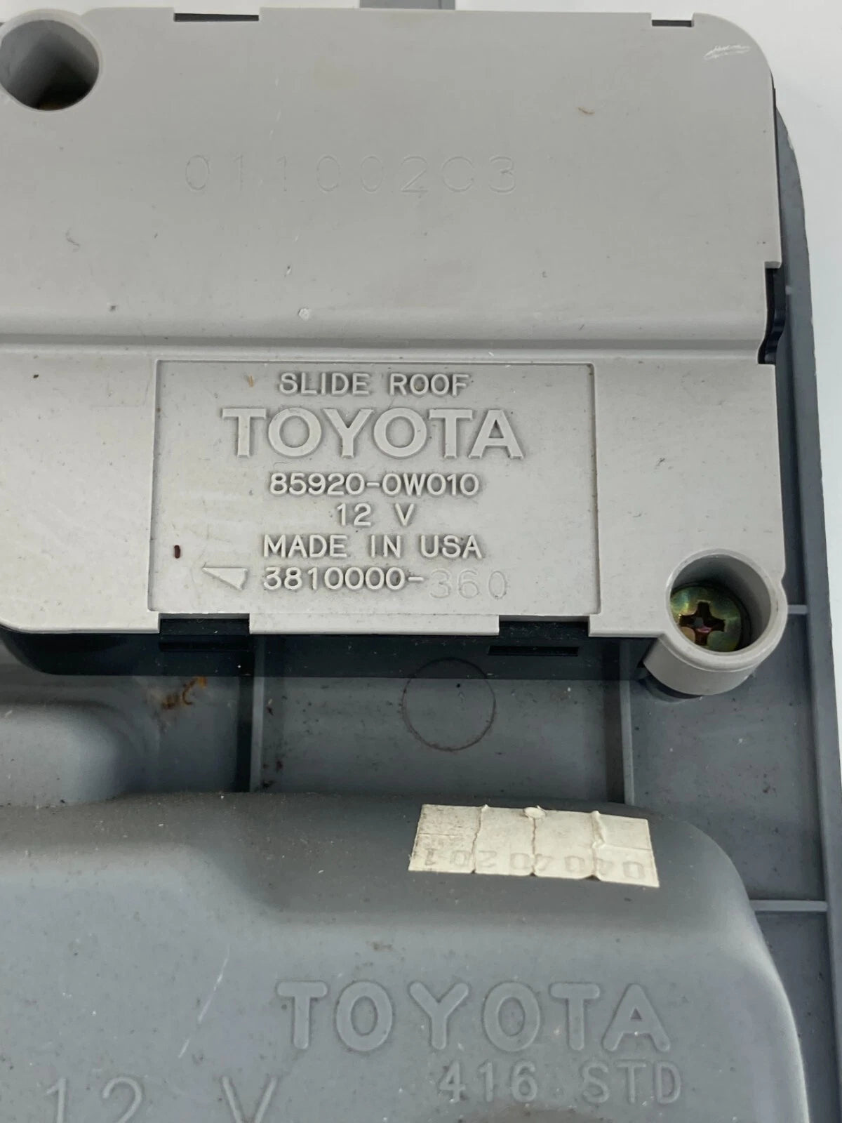 2001-2005 TOYOTA RAV4 OVERHEAD ROOF DOME MAP LIGHT READING LAMP 85920-0W010 OEM