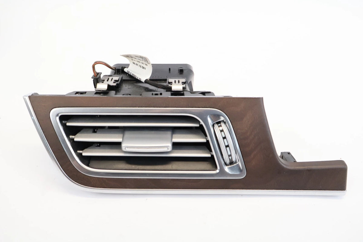 2014-2016 MERCEDES E350 LEFT DASH AC AIR VENT GRILLE W BEZEL WOOD OEM 2126802993