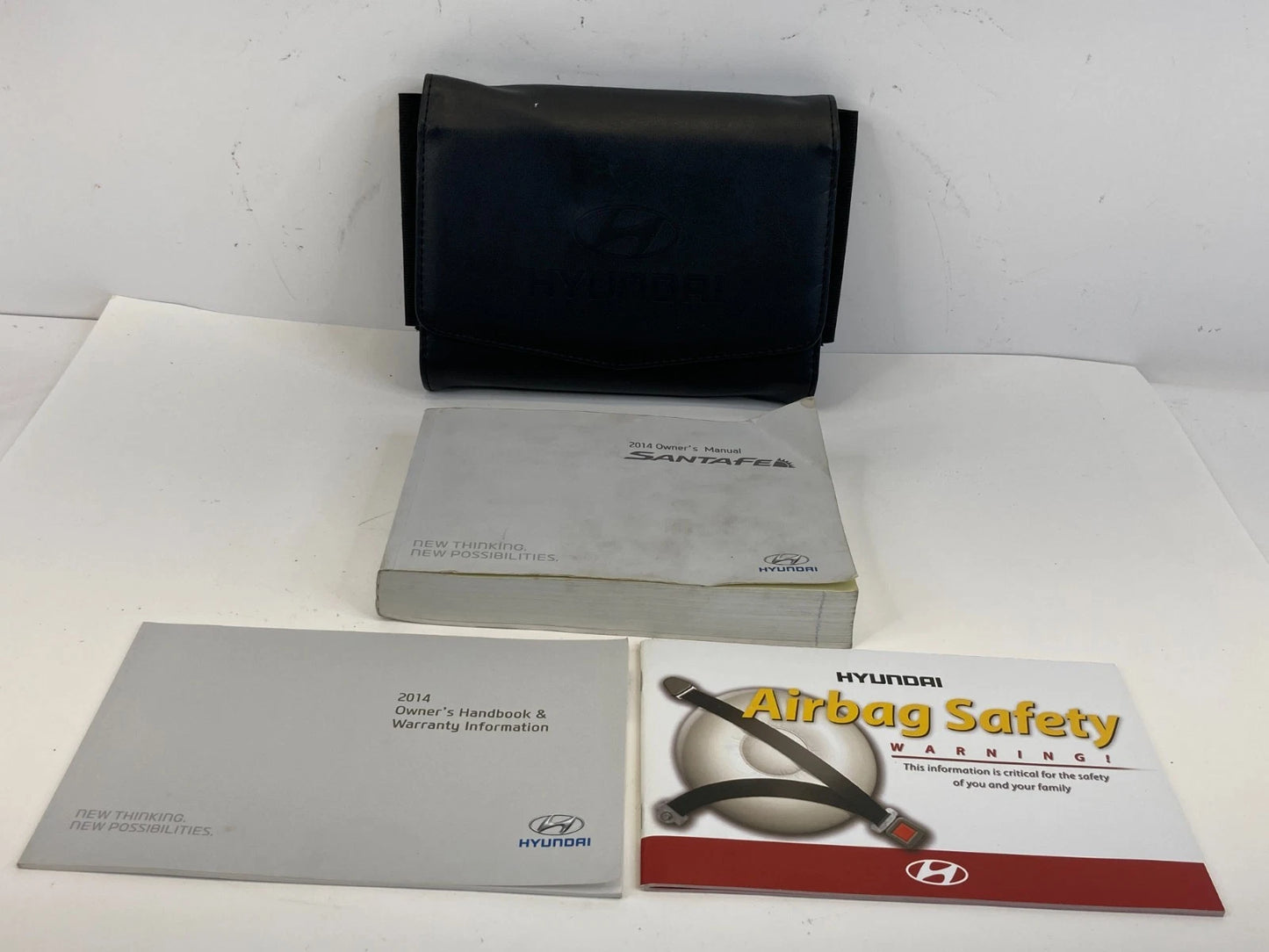 2014 HYUNDAI SANTA FE OWNER'S GUIDE MANUAL BOOK INFORMATION SET WITH CASE OEM