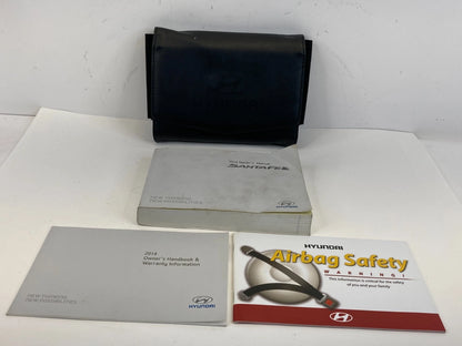 2014 HYUNDAI SANTA FE OWNER'S GUIDE MANUAL BOOK INFORMATION SET WITH CASE OEM