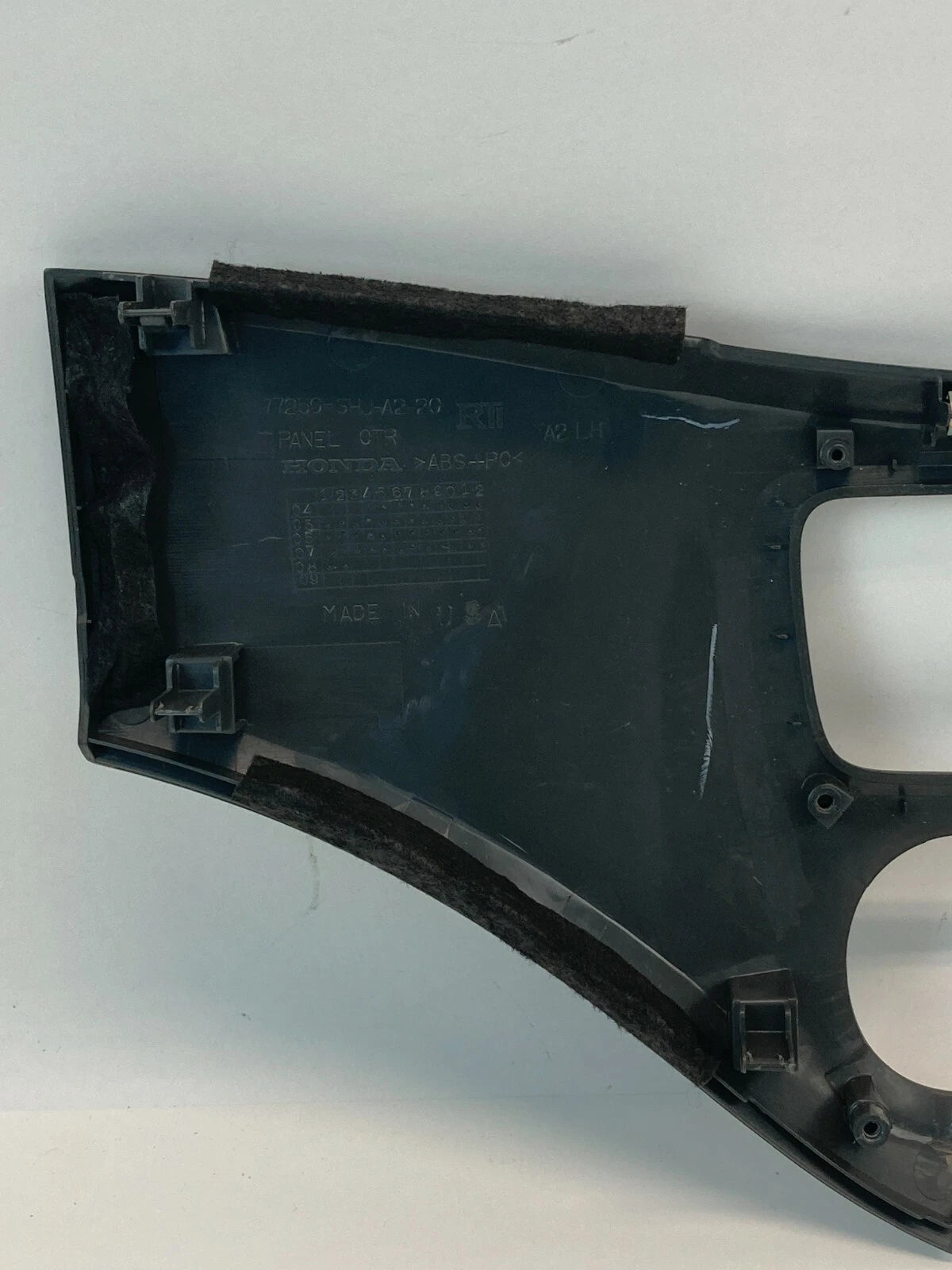05-10 HONDA ODYSSEY CLIMATE CONTROL AC HEATER BEZEL TRIM PANEL 77250SHJA220M1