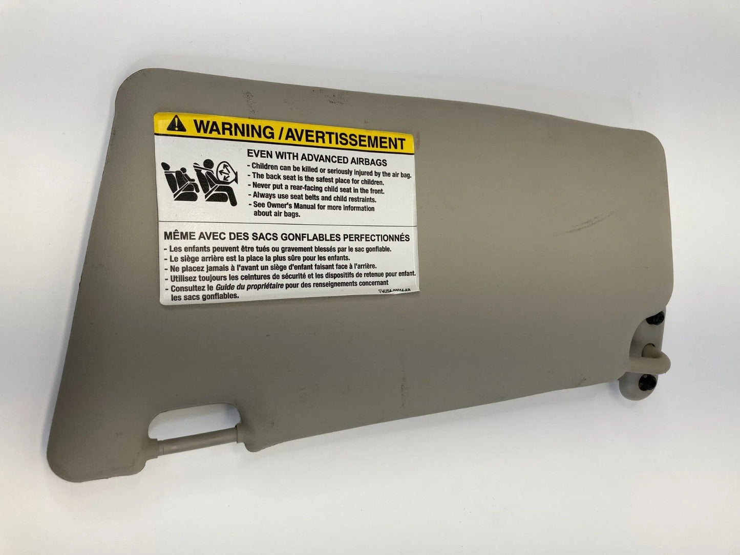 2008-2011 FORD FOCUS ROOF RIGHT PASSENGER SIDE SUNVISOR SUN VISOR SHADE OEM
