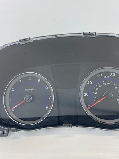 12-14 Hyundai Accent Instrument Cluster Speedometer Gauges 127K Miles 940011R000