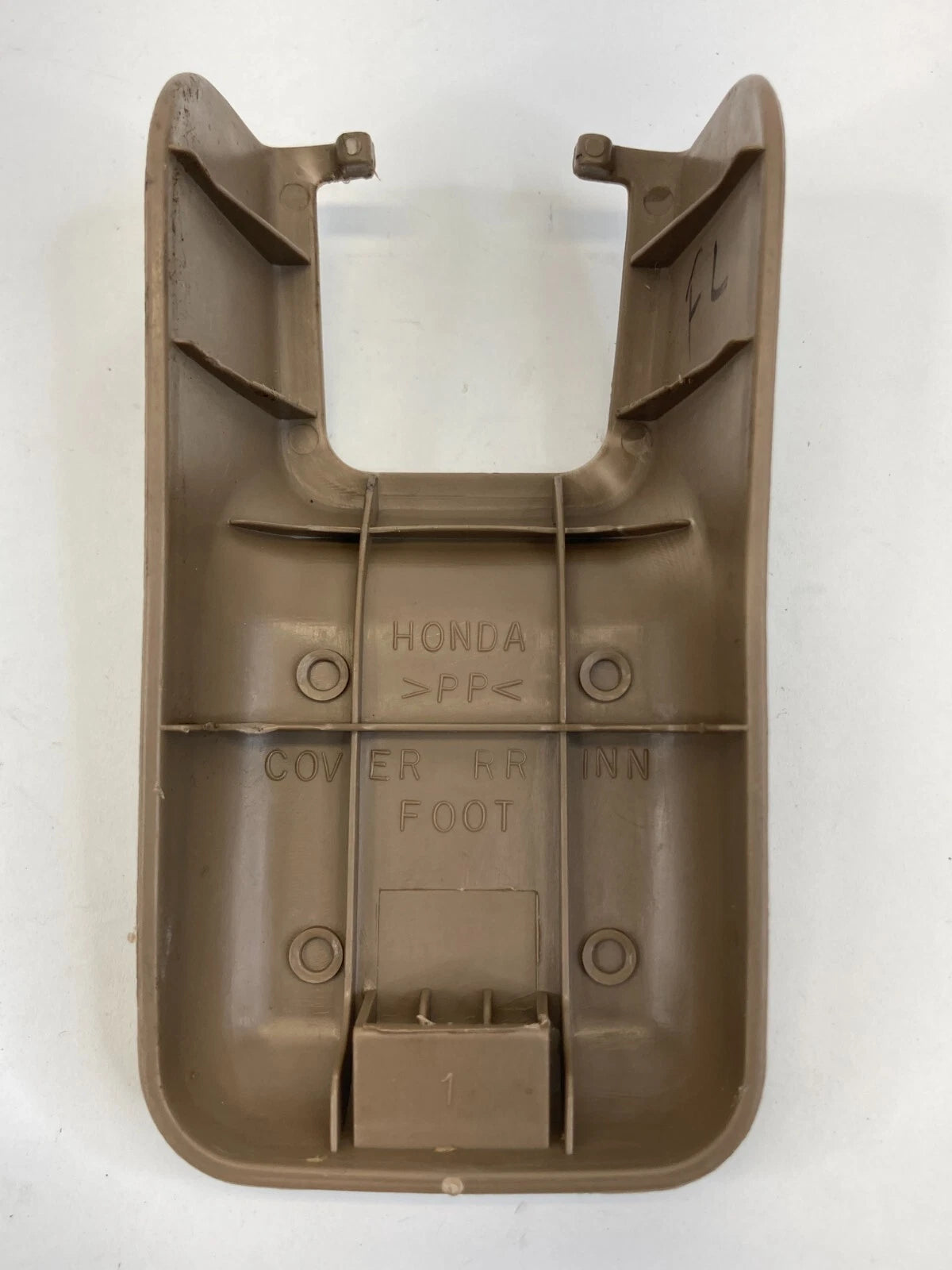 2002-2004 HONDA CR-V FRONT LEFT DRIVER SEAT RAIL TRACK COVER TAN OEM FACTORY