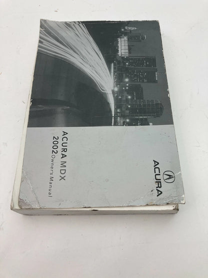 02 2002 ACURA MDX OWNER'S MANUAL GUIDE BOOK OEM