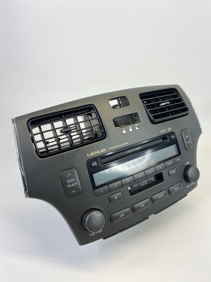 2002 2003 Lexus ES300 Radio AM/FM 6 CD Player Receiver W/ Air Vents 86120-33510