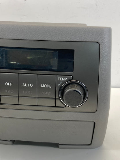 08-10 Toyota Highlander Rear AC Heater Temperature Climate Control W/ Cup Holder