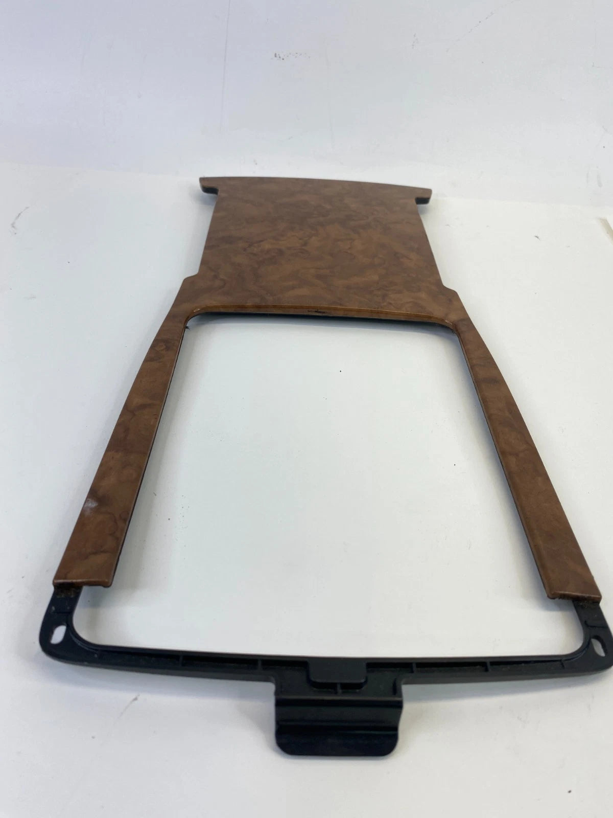 2008-2012 BUICK ENCLAVE CENTER CONSOLE STORAGE BOX WOOD COVER PLATE BEZEL TRIM
