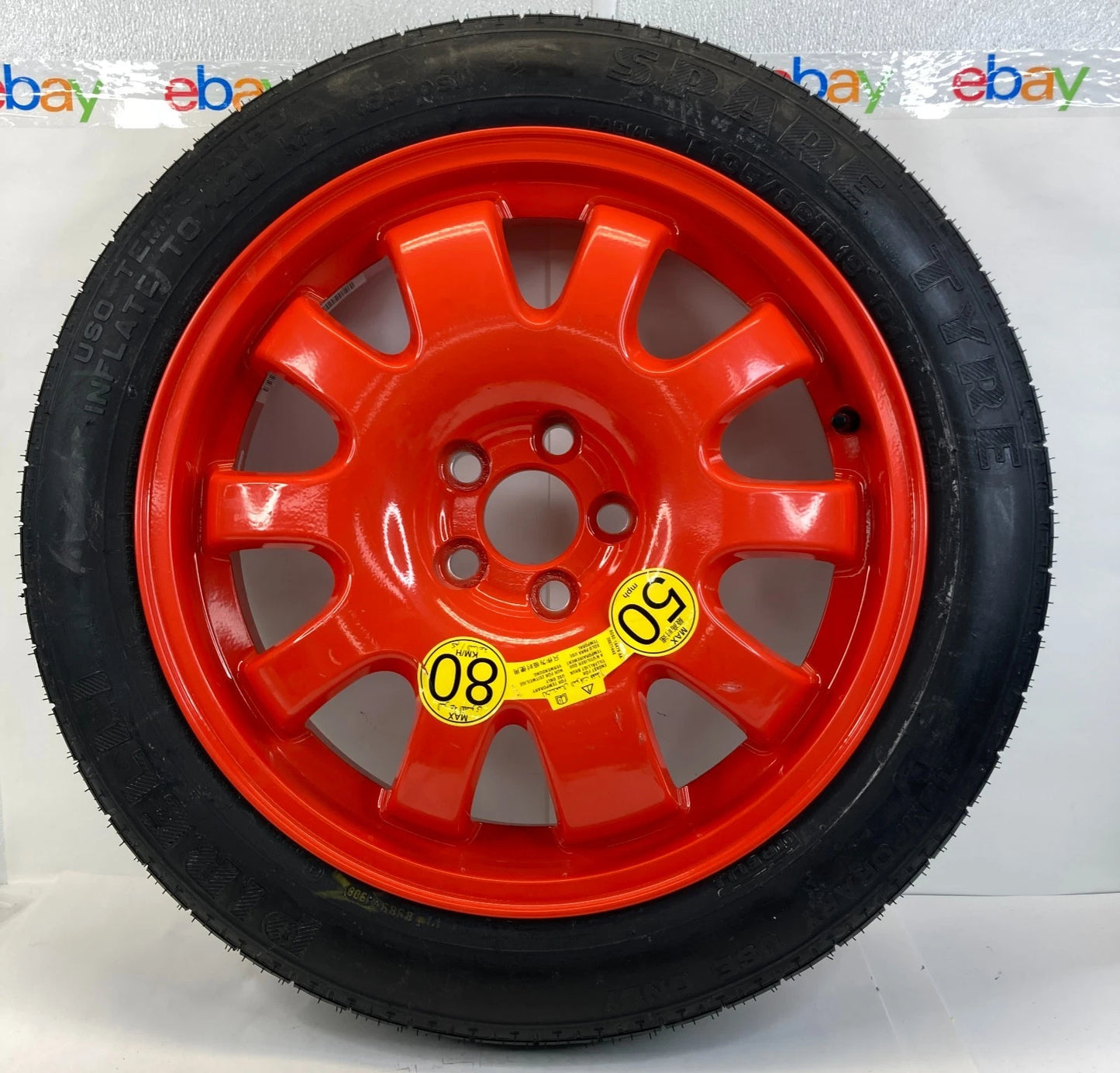 2009-2021 Jaguar XF Emergency Spare Tire 18" Wheel Compat Donut T135/80/R18 104M