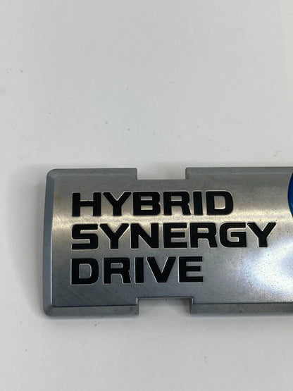 10-15 TOYOTA PRIUS REAR HATCH HYBRID SYNERGY DRIVE EMBLEM LOGO BADGE 75441-47030
