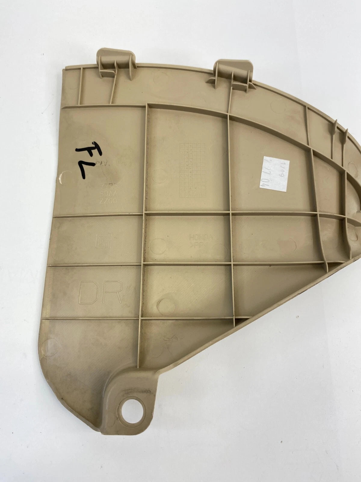 03-07 HONDA ACCORD SEDAN FRONT LEFT LOWER DASH COVER TRIM PANEL 77285-SDA-AZZ0