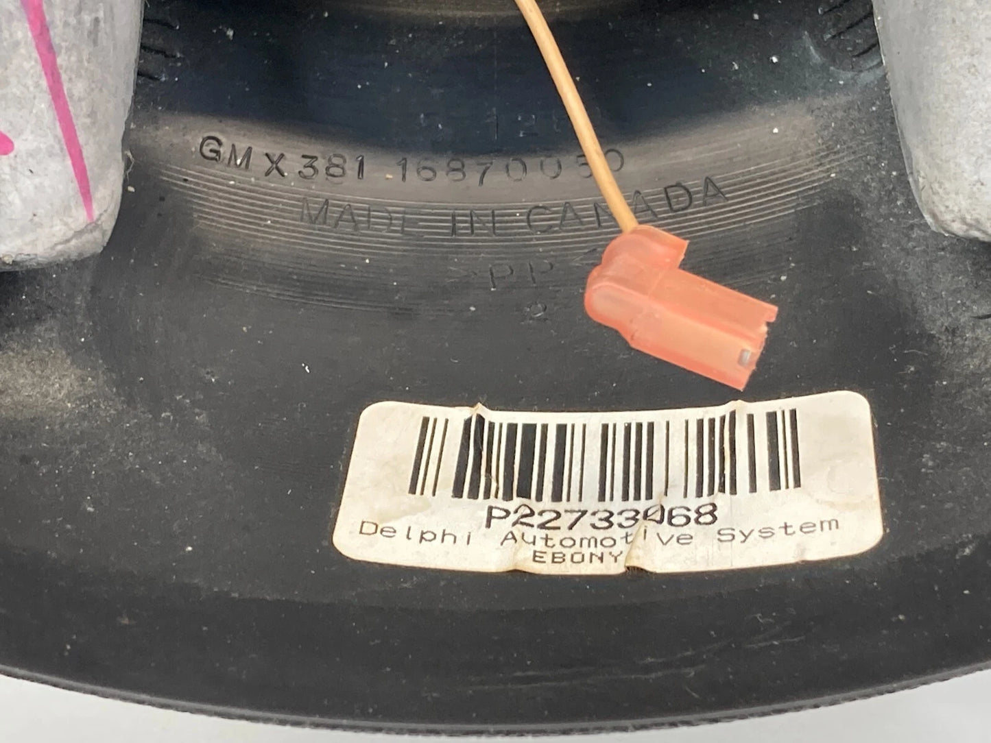 2005 2006 PONTIAC G6 SEDAN STEERING WHEEL W/ CRUISE CONTROL 4 SPOKE 22733068