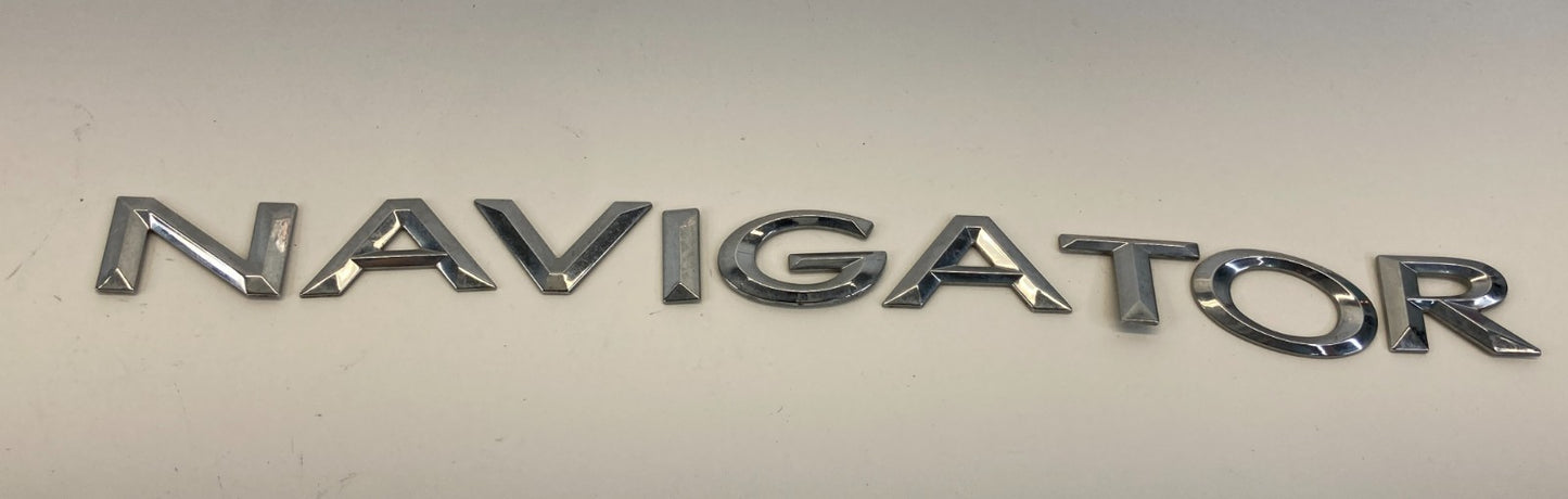 2003-2006 Lincoln Navigator Rear Trunk Lid Nameplate Emblem Logo Badge Chrome