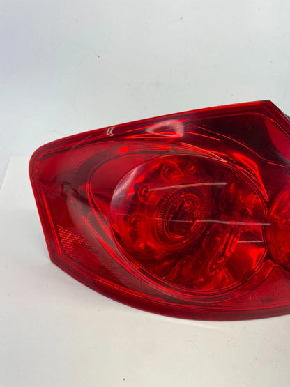 2009-2013 Infiniti G37 Sedan Rear Left Side Tail Light Taillight Outer Lamp OEM