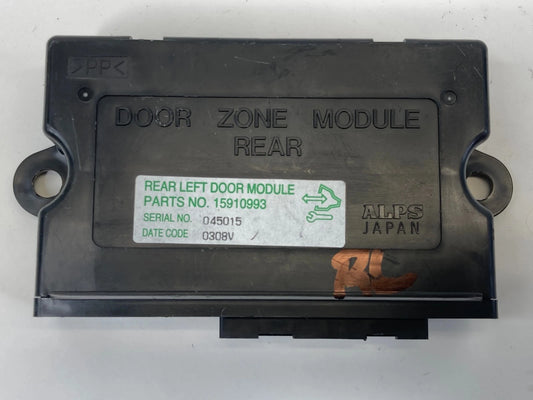 2005-2011 CADILLAC STS REAR LEFT BACK SIDE DOOR CONTROL MODULE ZONE 15910993