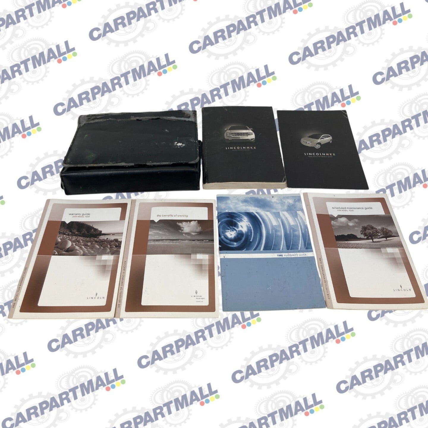 2008 Lincoln MKX Owners Manual Reference Guide Warranty Information w/ Case Set