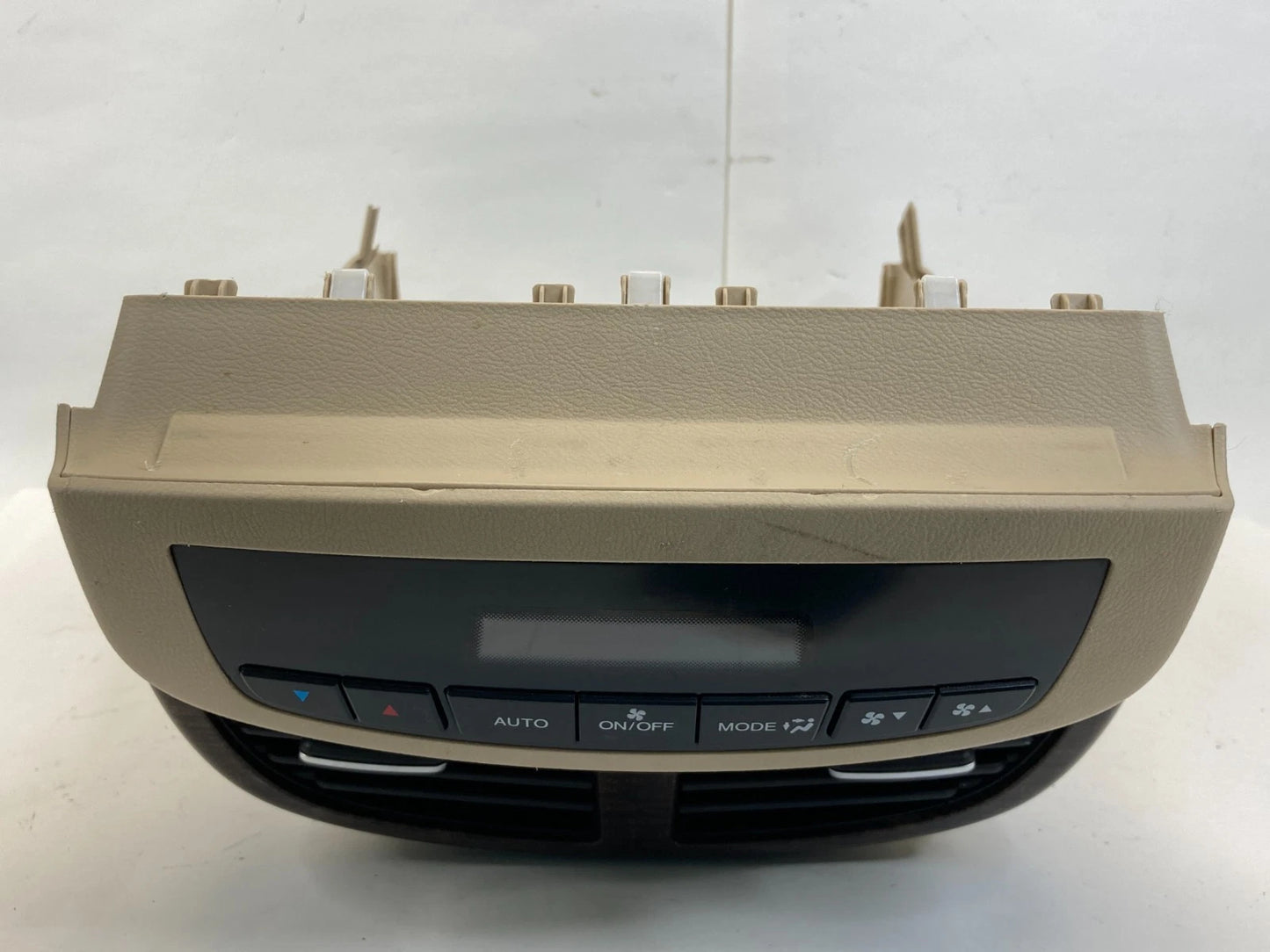 2007-2013 ACURA MDX REAR CENTER CONSOLE CLIMATE CONTROL A/C VENTS BEZEL OEM