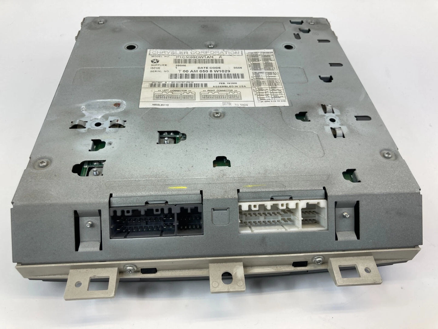 08 09 CHRYSLER TOWN & COUNTRY REAR OVERHEAD DVD SYSTEM MONITOR DISPLAY 1CM00DW1