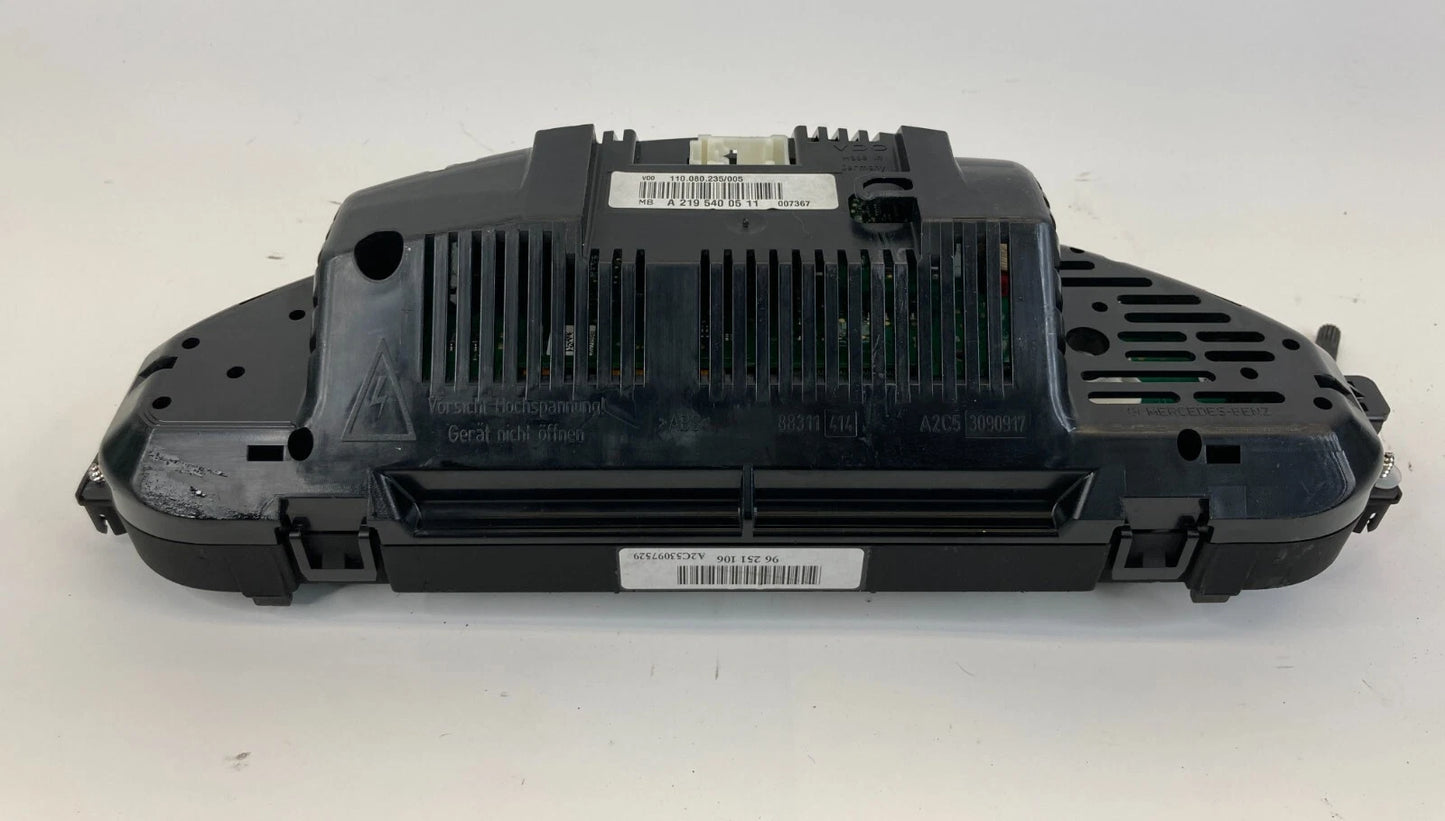 2006 MERCEDES-BENZ CLS500 INSTRUMENT CLUSTER SPEEDOMETER GAUGES 128K MILES OEM