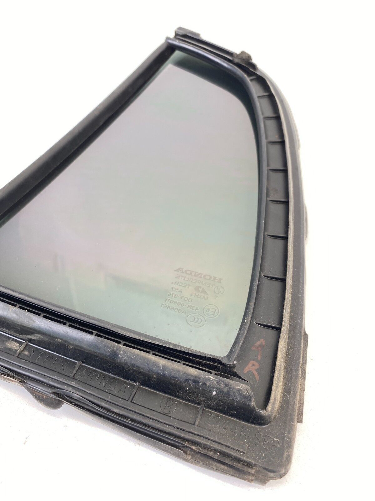 2004-2008 Acura TL Sedan Rear Right Side Door Window Quarter Glass 73441-SEP OEM