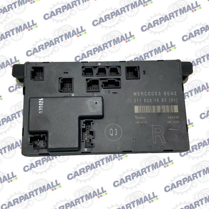 2003-2009 MERCEDES-BENZ E320 FRONT RIGHT SIDE DOOR CONTROL MODULE 2118201685 OEM