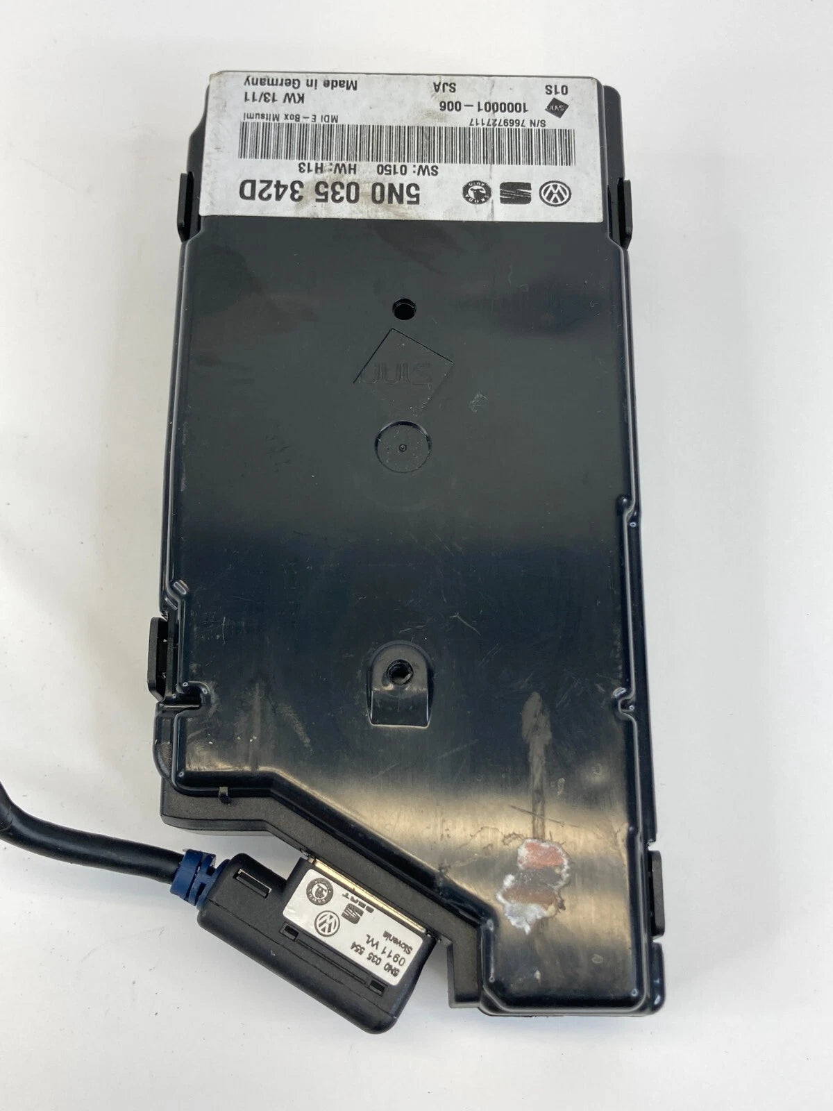 2011-2014 VOLKSWAGEN JETTA REAR MULTIMEDIA INTERFACE MODULE 5N0-035-342-D OEM