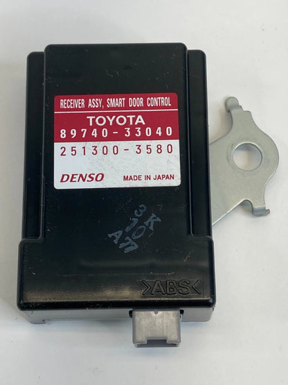 07 08 09 10 11 LEXUS ES350 SMART DOOR CONTROL MODULE RECEIVER 89740-33040
