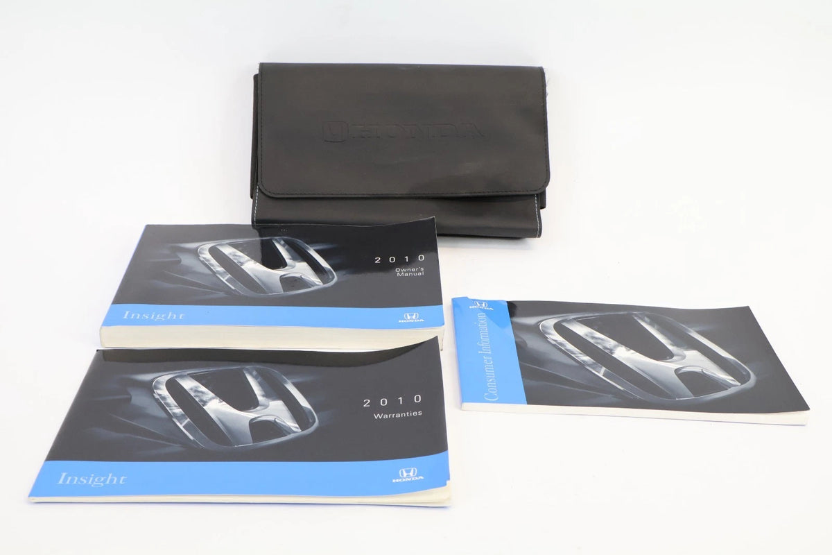 2010 HONDA INSIGHT OWNERS MANUAL USER GUIDE BOOK WALLET CASE SET KIT OEM