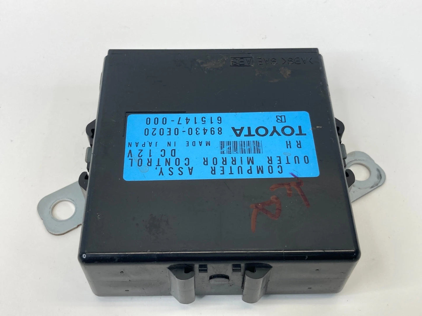 07-09 LEXUS RX350 RIGHT OUTER MIRROR COMPUTER CONTROL MODULE 89430-0E020 OEM