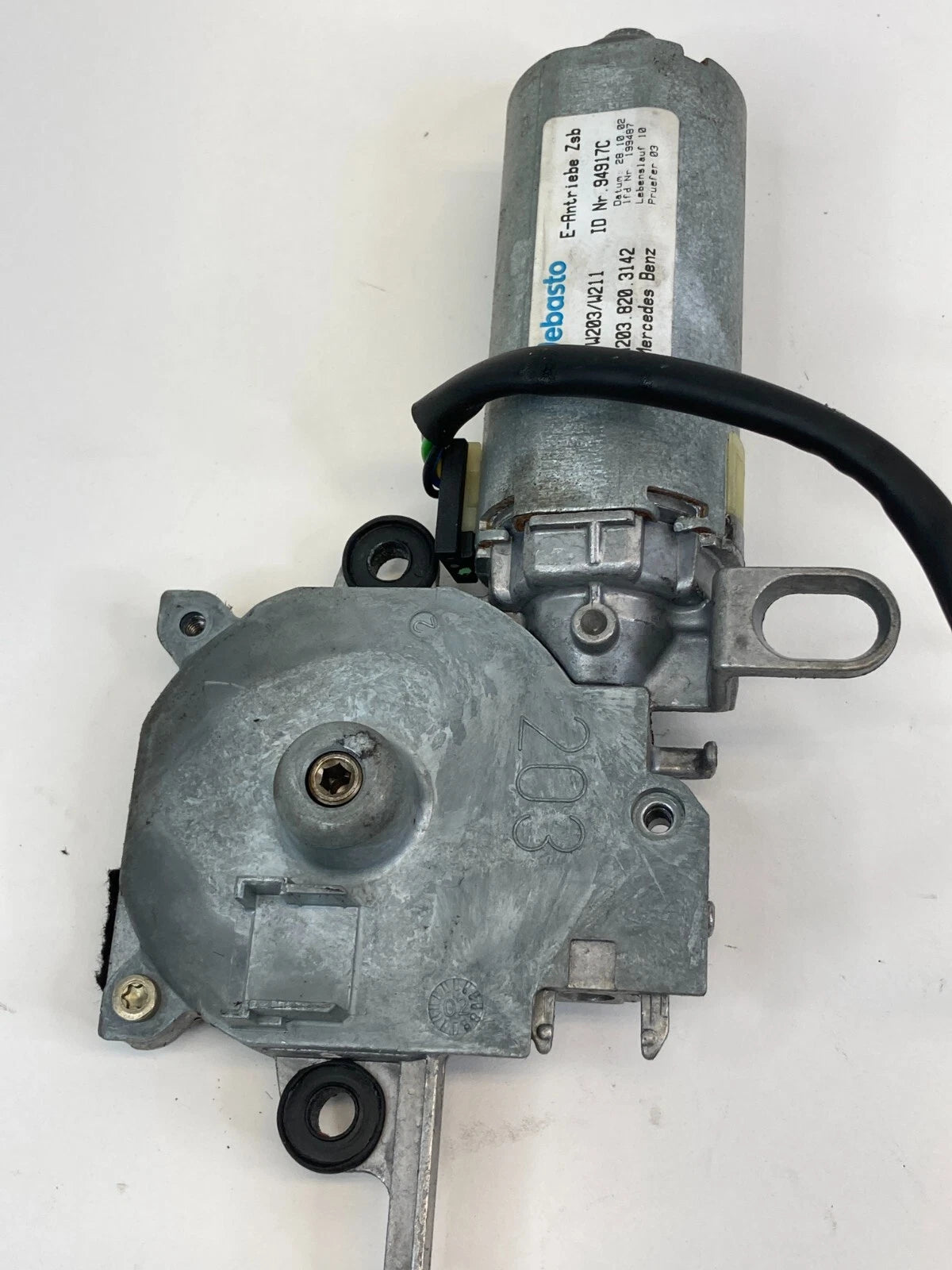 2003-2009 MERCEDES-BENZ E320 E 320 SUNROOF SUN ROOF MOTOR BOSCH 0 390 200 011