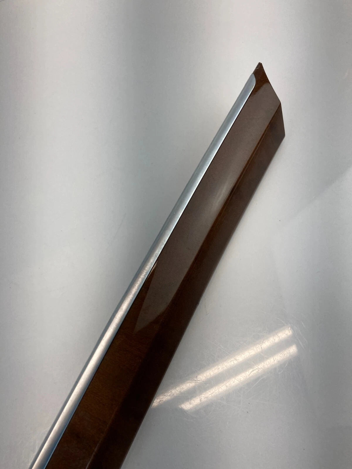 07-15 AUDI Q7 REAR LEFT INNER DOOR PANEL TRIM BEZEL MOLDING WOOD 4L0-867-419