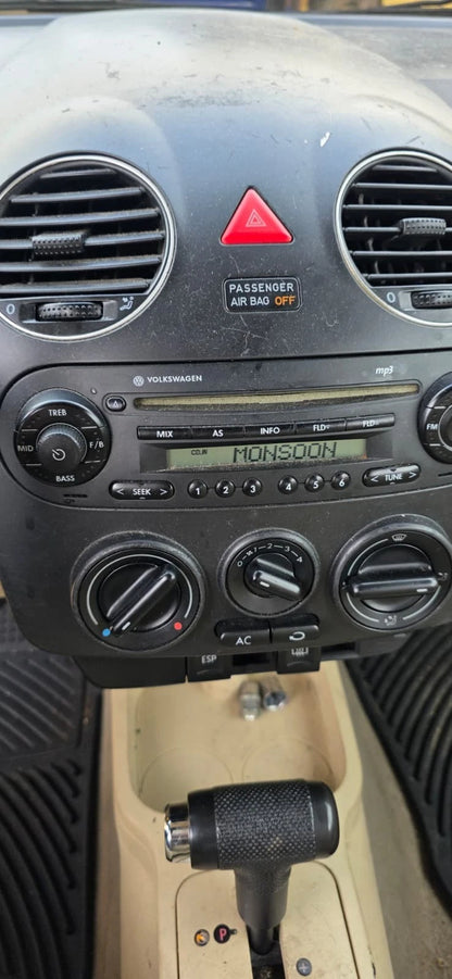1998-2010 VW VOLKSWAGEN BEETLE RADIO MONSOON CD PLAYER RECEIVER 1C0035196CK OEM