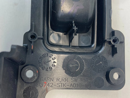 2007-2012 ACURA RDX FRONT RIGHT DOOR WINDOW SWITCH PANEL BASE 83742-STK-A010-M1