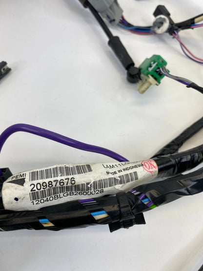 09-12 GMC ACADIA TRUNK LID LIFTGATE BACK TAILGATE WIRE WIRING HARNESS 20987676