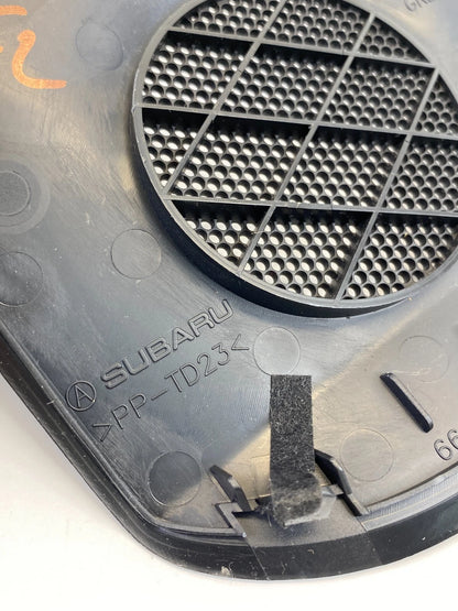 2010-2014 SUBARU LEGACY FRONT LEFT DASH SPEAKER GRILLE COVER TRIM 66118AJ06A OEM
