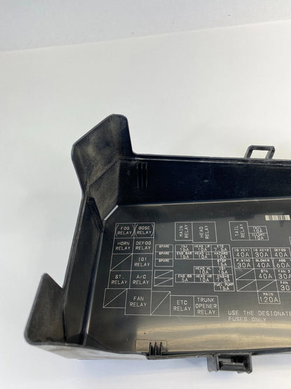 2003-2005 MAZDA6 MAZDA 6 3.0L V6 UNDER THE HOOD FUSE RELAY BOX UPPER COVER LID