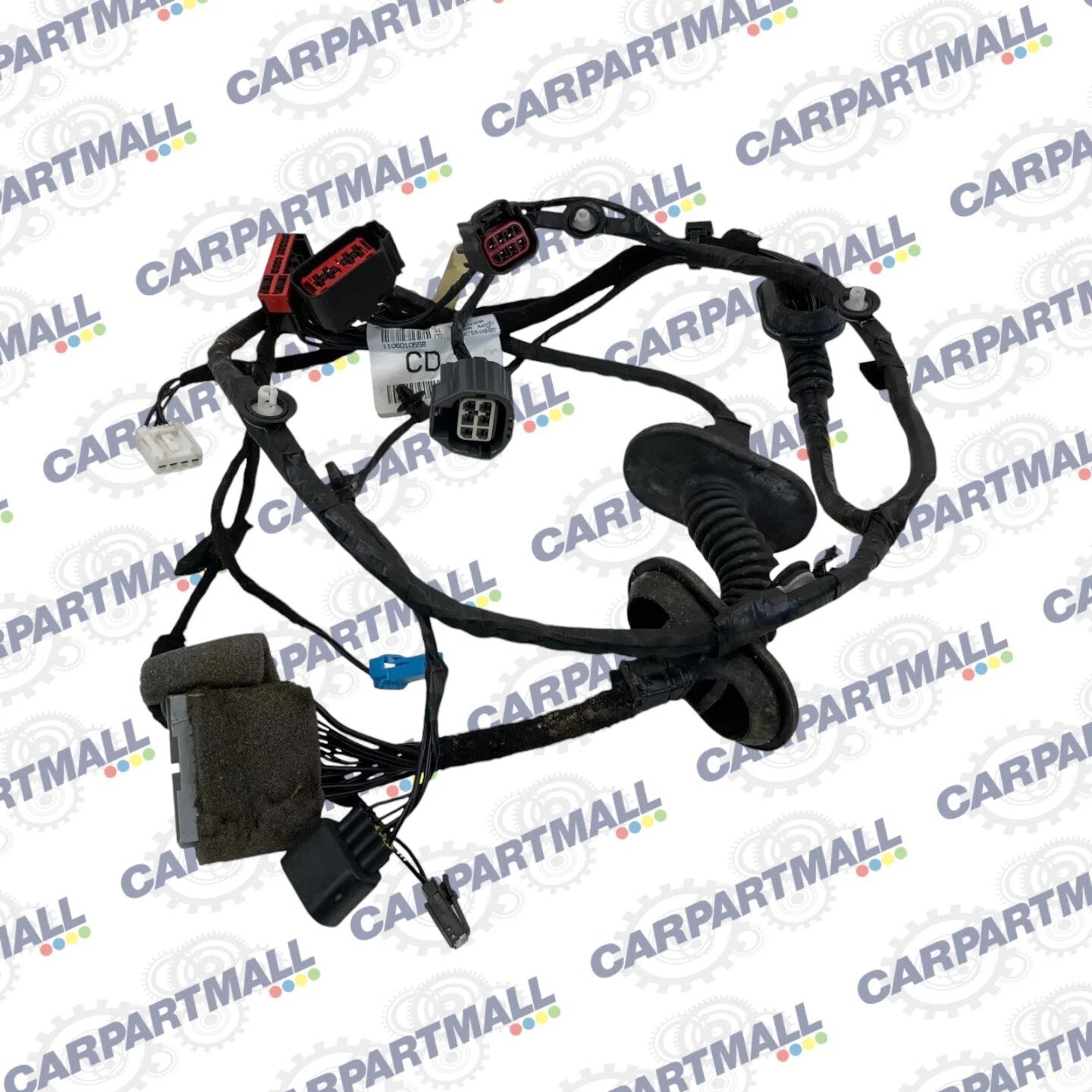 2009-2011 JAGUAR XF REAR RIGHT PASSENGER DOOR WIRING WIRE HARNESS 1105010558CD
